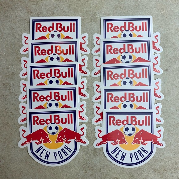 10 Piece New York Red Bulls RBNY MLS Soccer Football Red White Silicone Bracelet - Picture 2 of 4